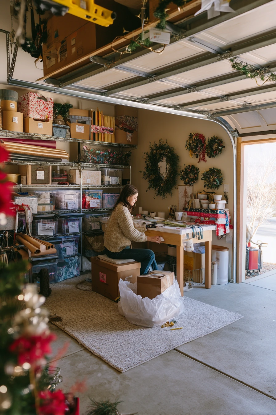Holiday Prep Storage Garage