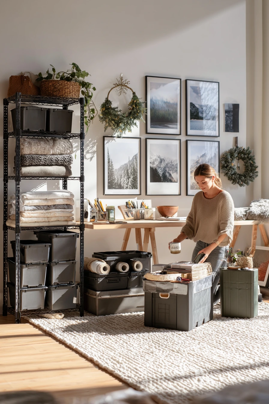 Renter-Friendly Garage Makeover
