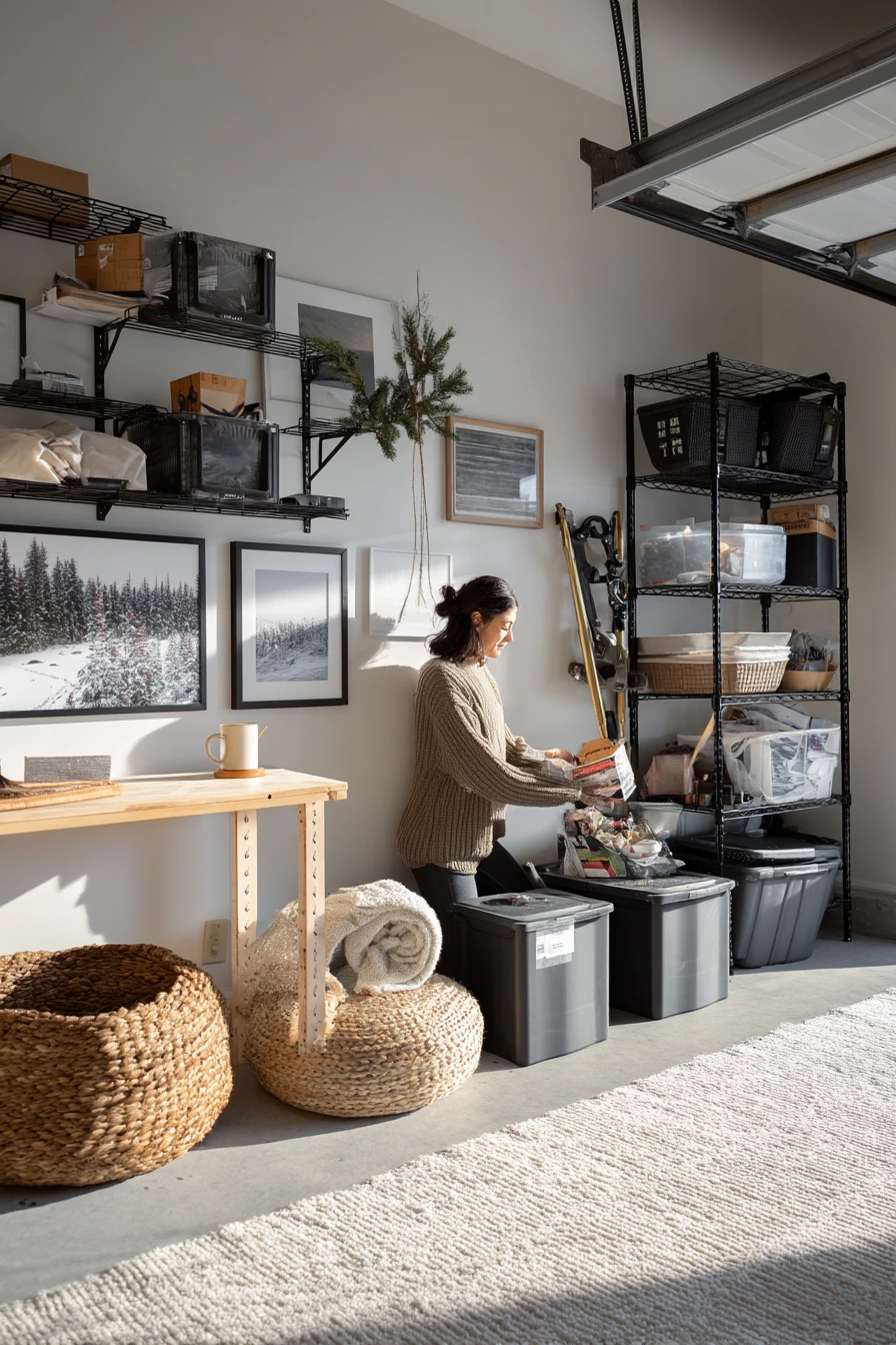 Renter-Friendly Garage Makeover