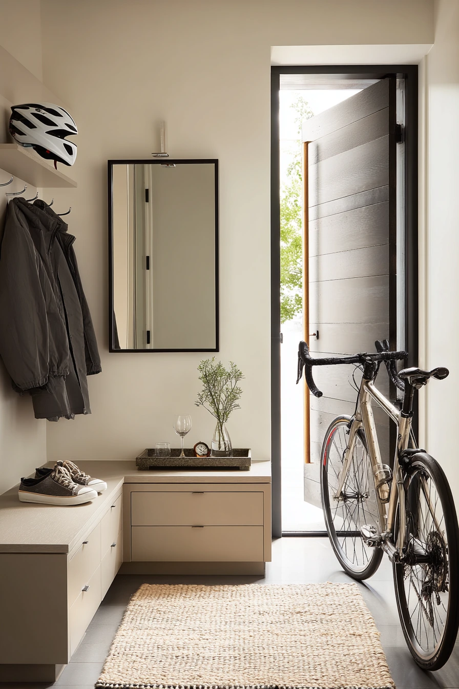 Shoe Storage for a Busy Couple