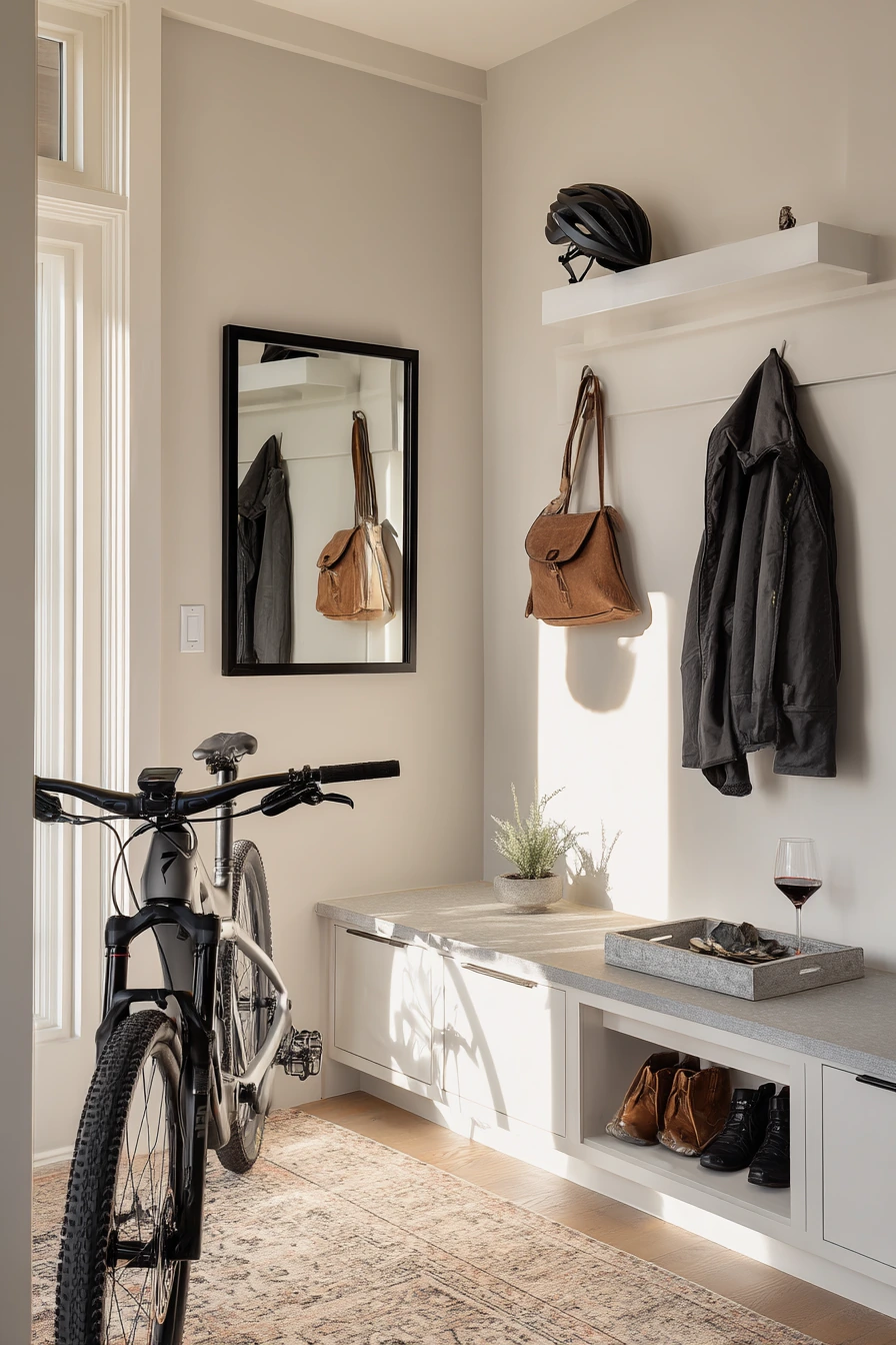 Shoe Storage for a Busy Couple