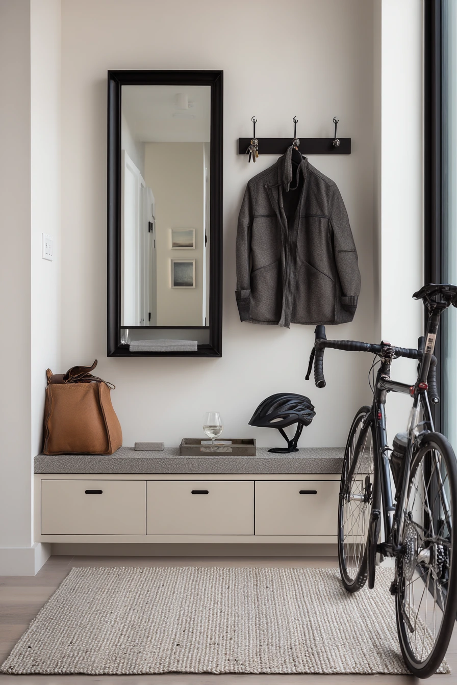 Shoe Storage for a Busy Couple