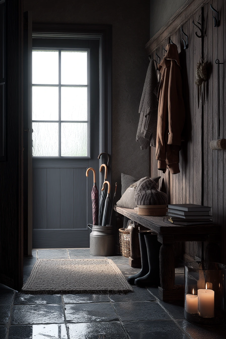 Seasonal Rainy-Day Entry