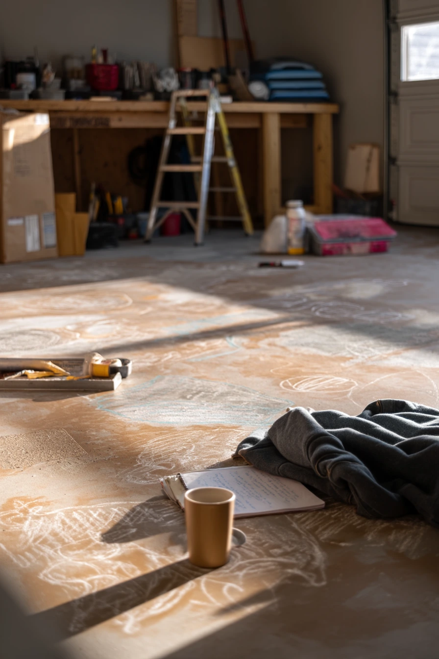 Weekend Project Garage with DIY Floor Paint Upgrade