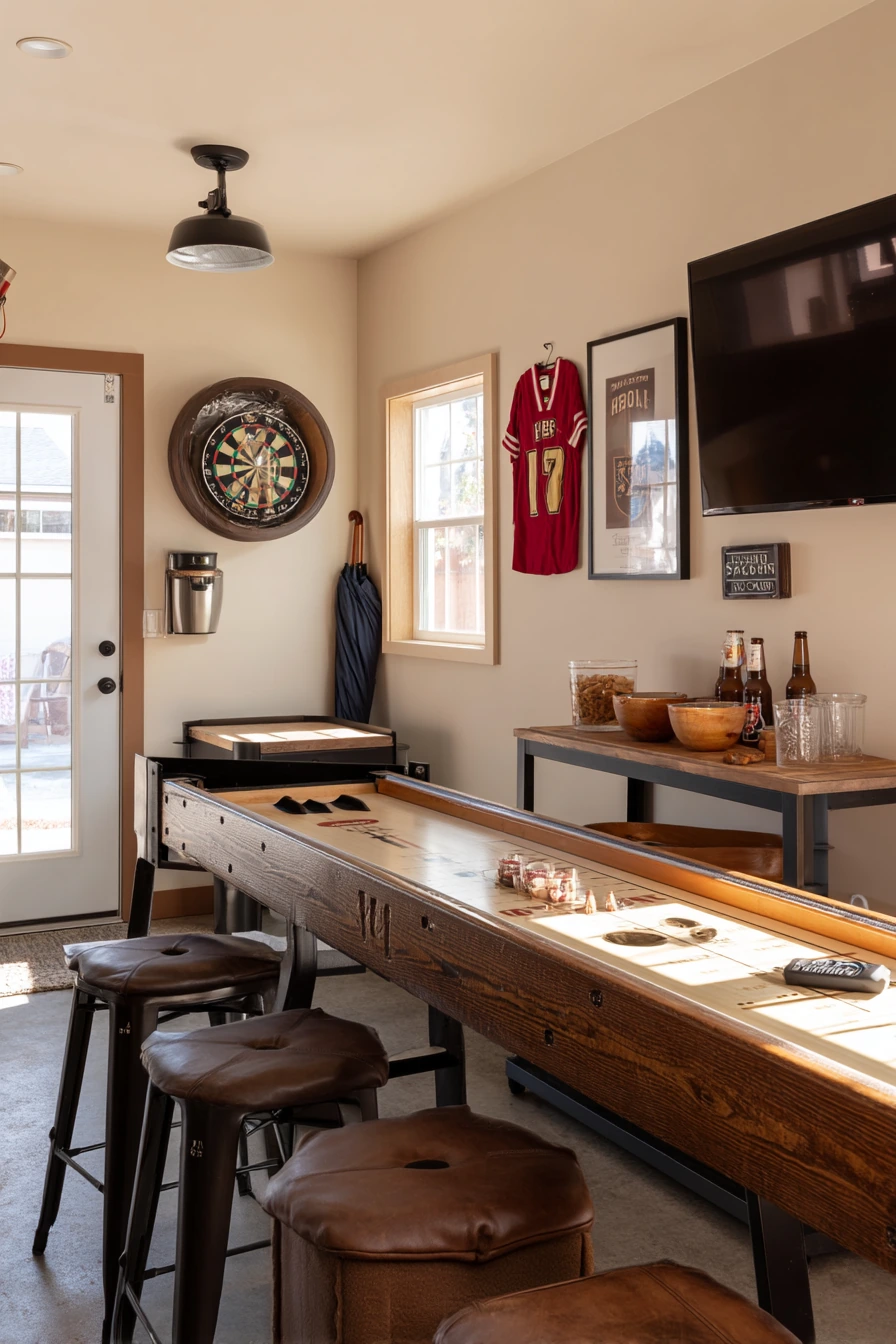 Dad’s Sports Watch Party Garage