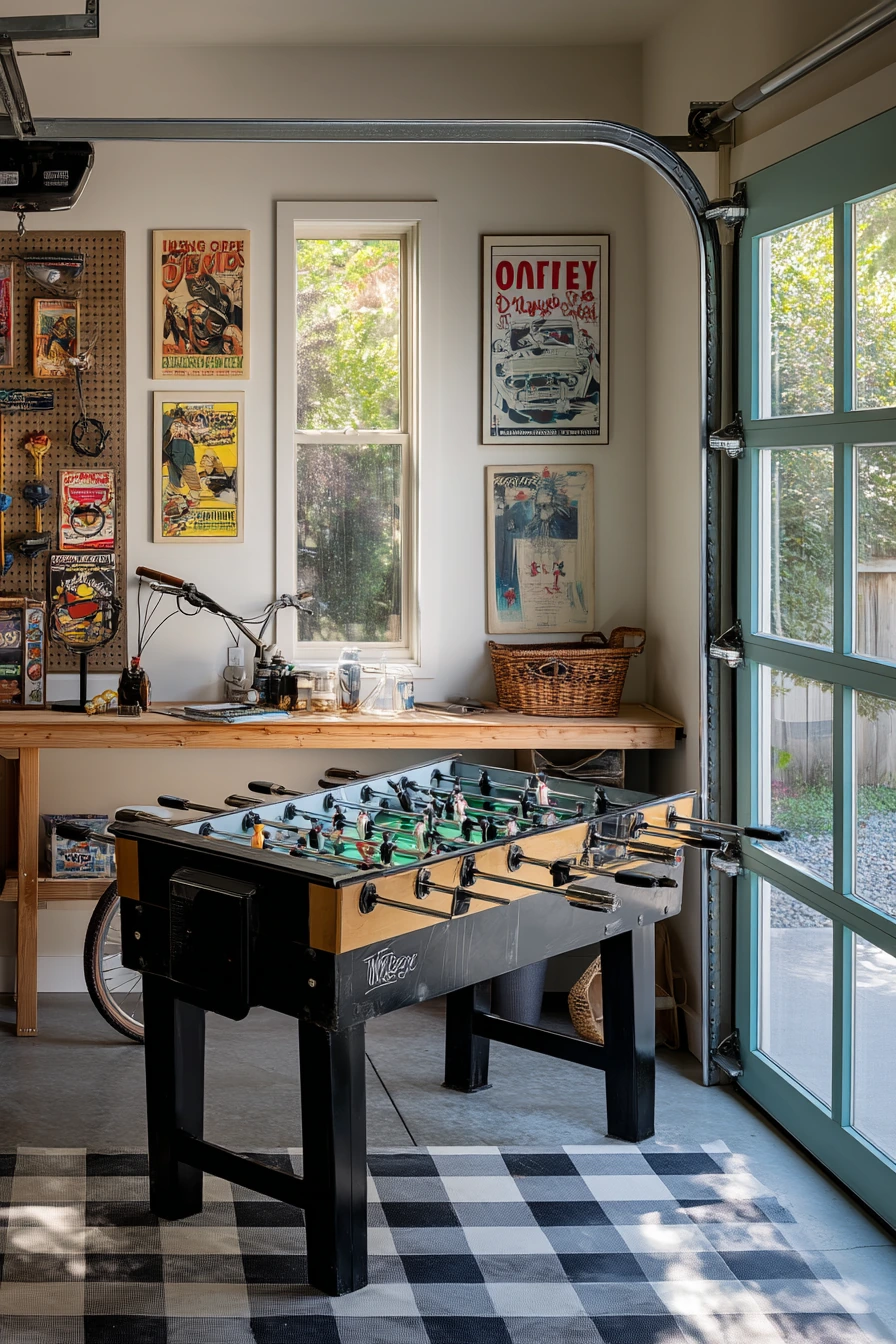 Weekend Hangout Garage Game Room