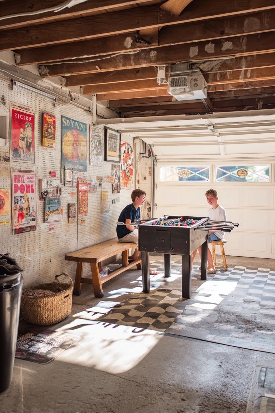 Weekend Hangout Garage Game Room