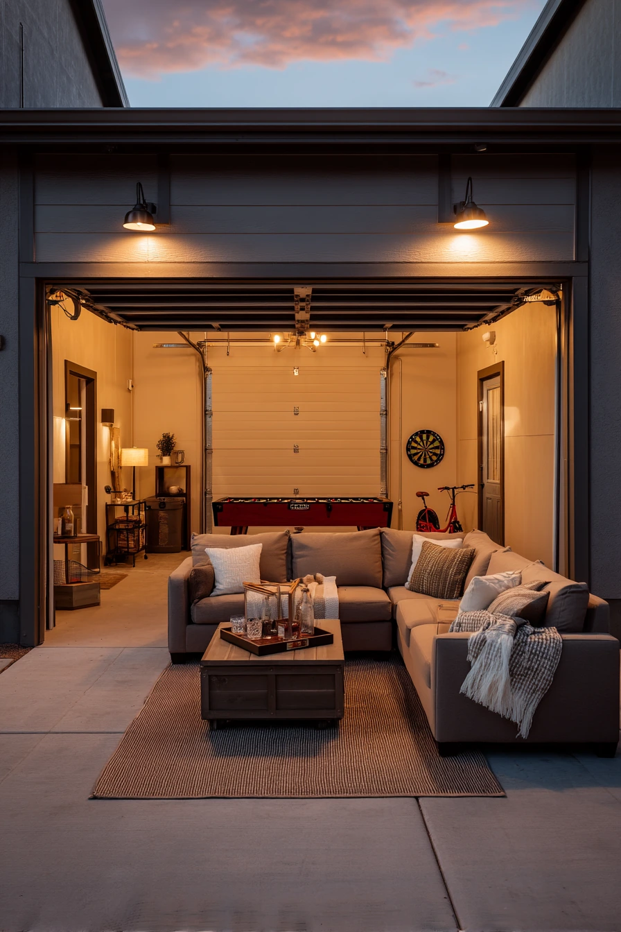 Entertaining-First Garage Game Room