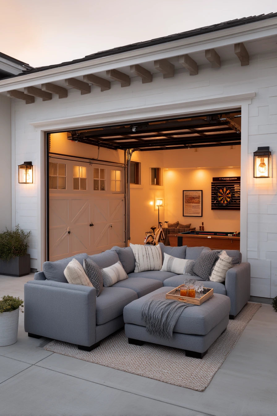 Entertaining-First Garage Game Room