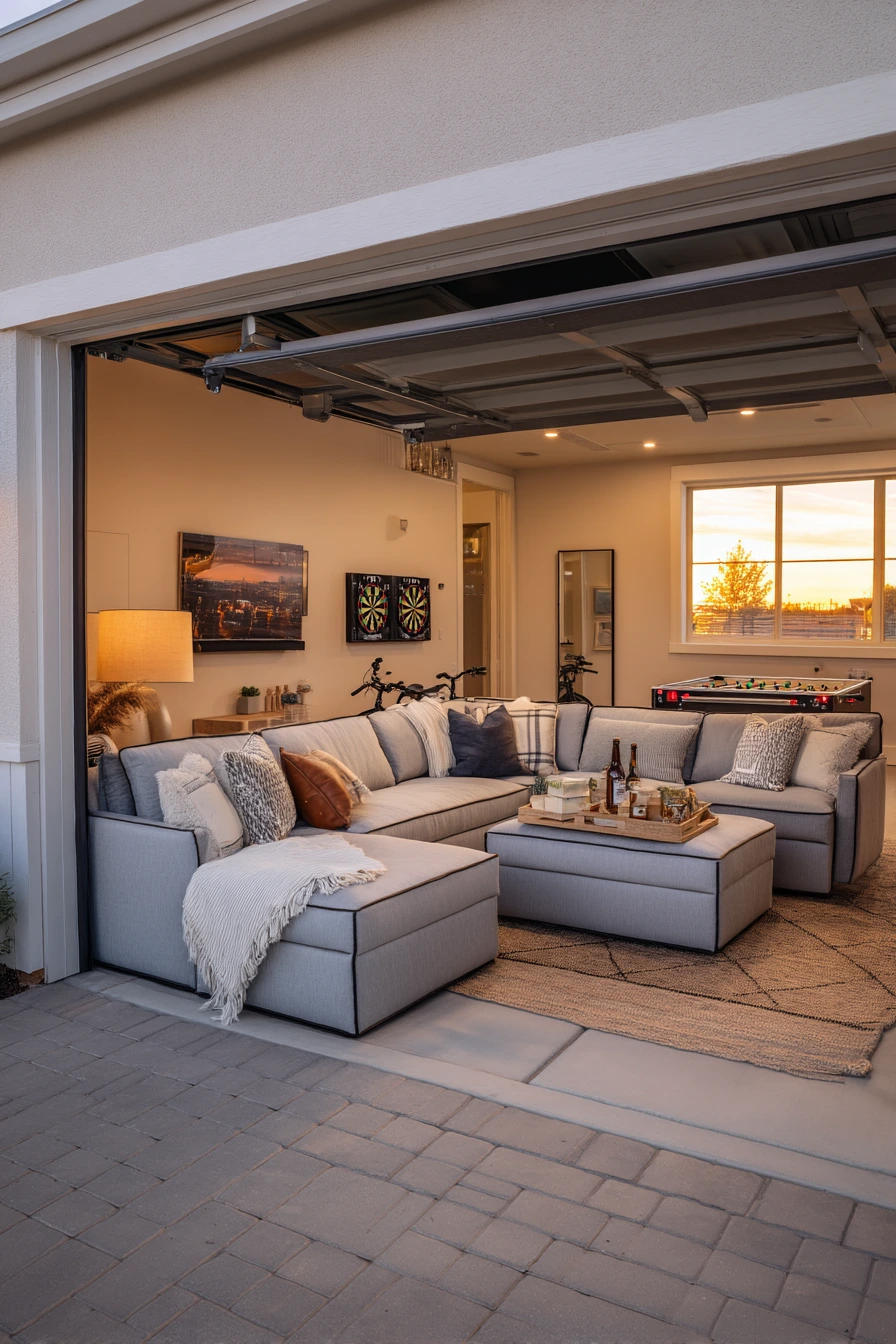 Entertaining-First Garage Game Room