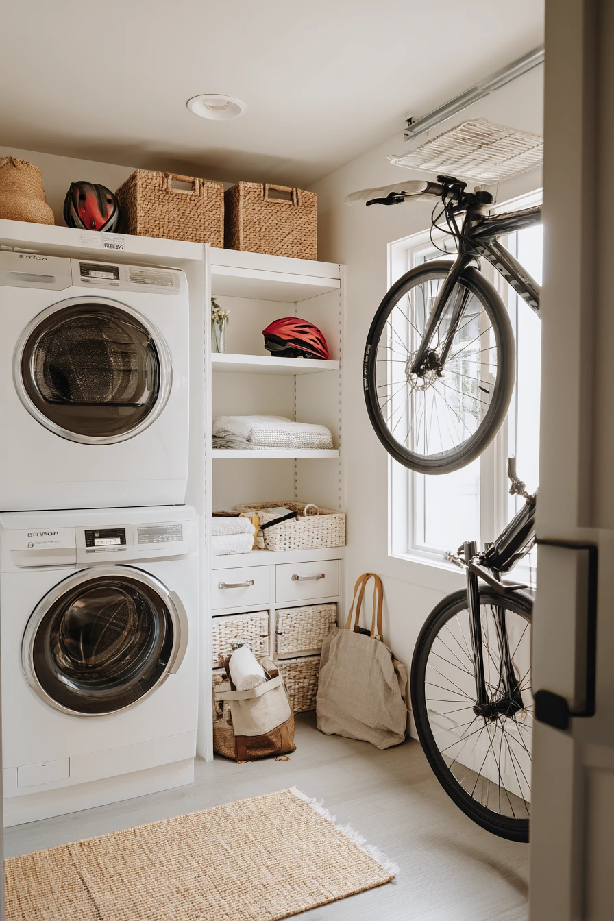 Small-space solution with vertical storage