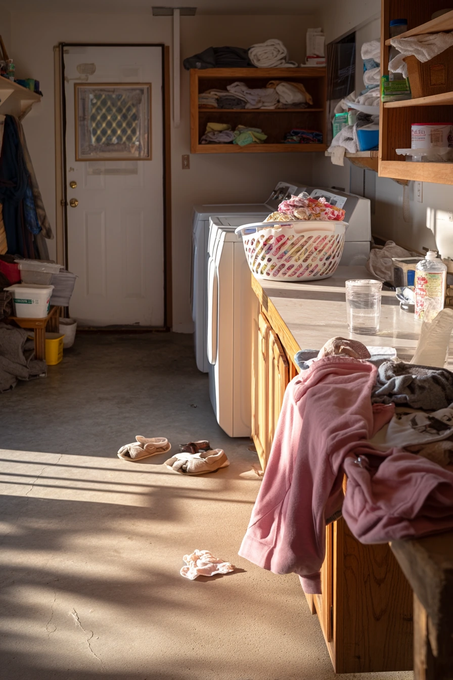 Weekend laundry reset in a busy home