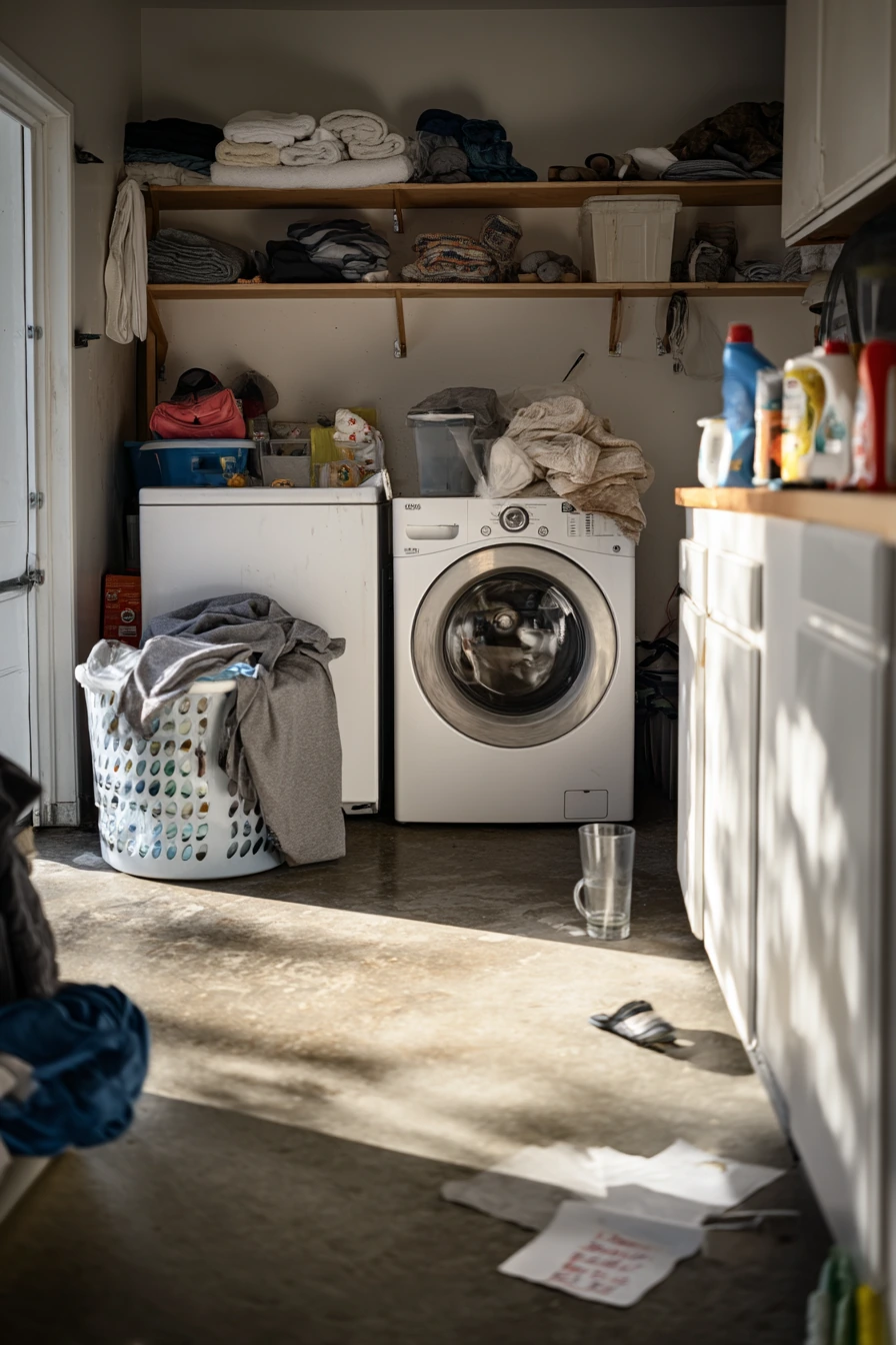 Weekend laundry reset in a busy home