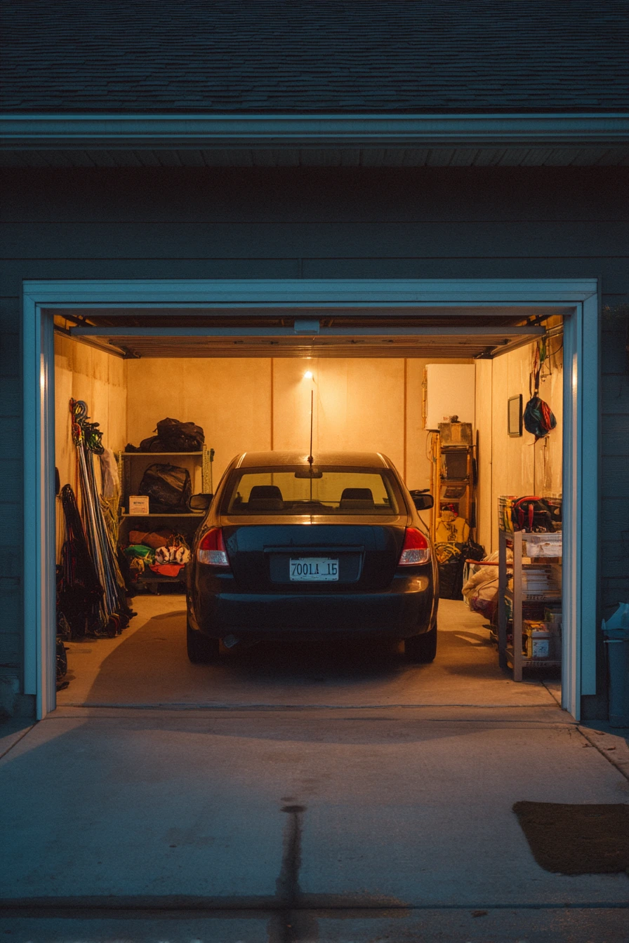 2. Warm Ceiling Fixtures for Everyday Parking