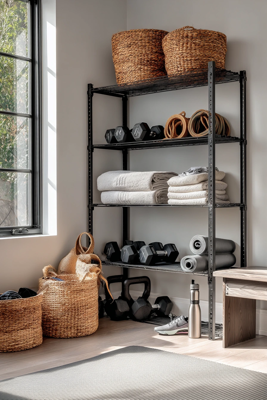 Garage Gym and Storage Combo