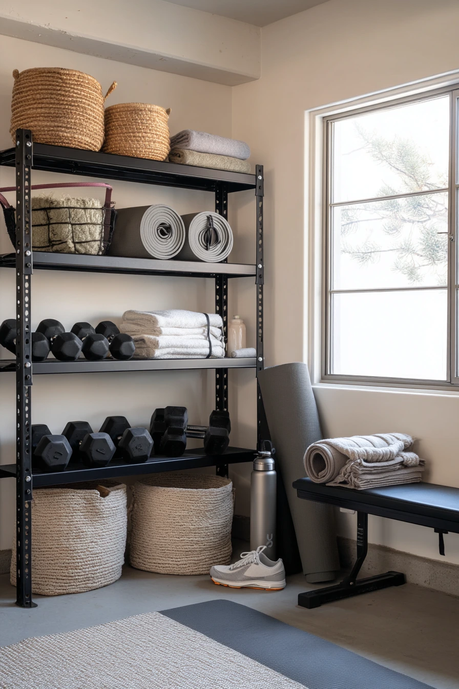 Garage Gym and Storage Combo