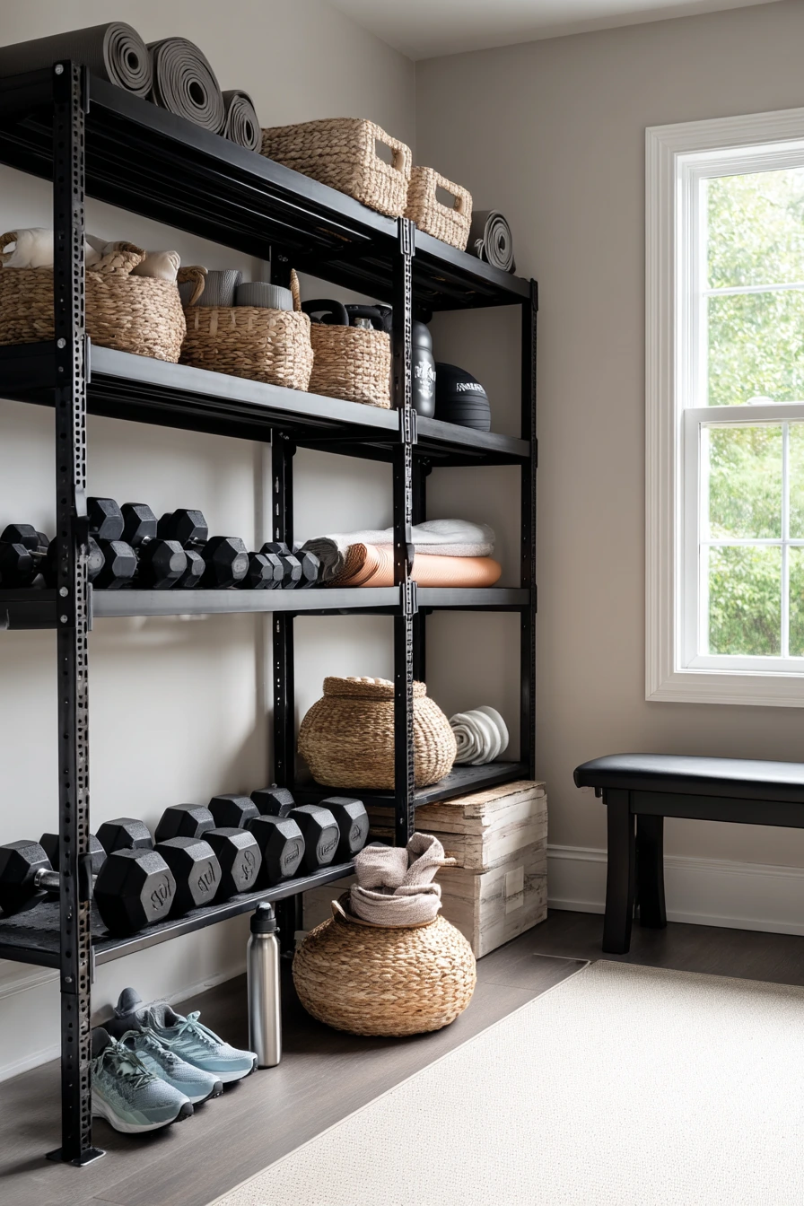 Garage Gym and Storage Combo