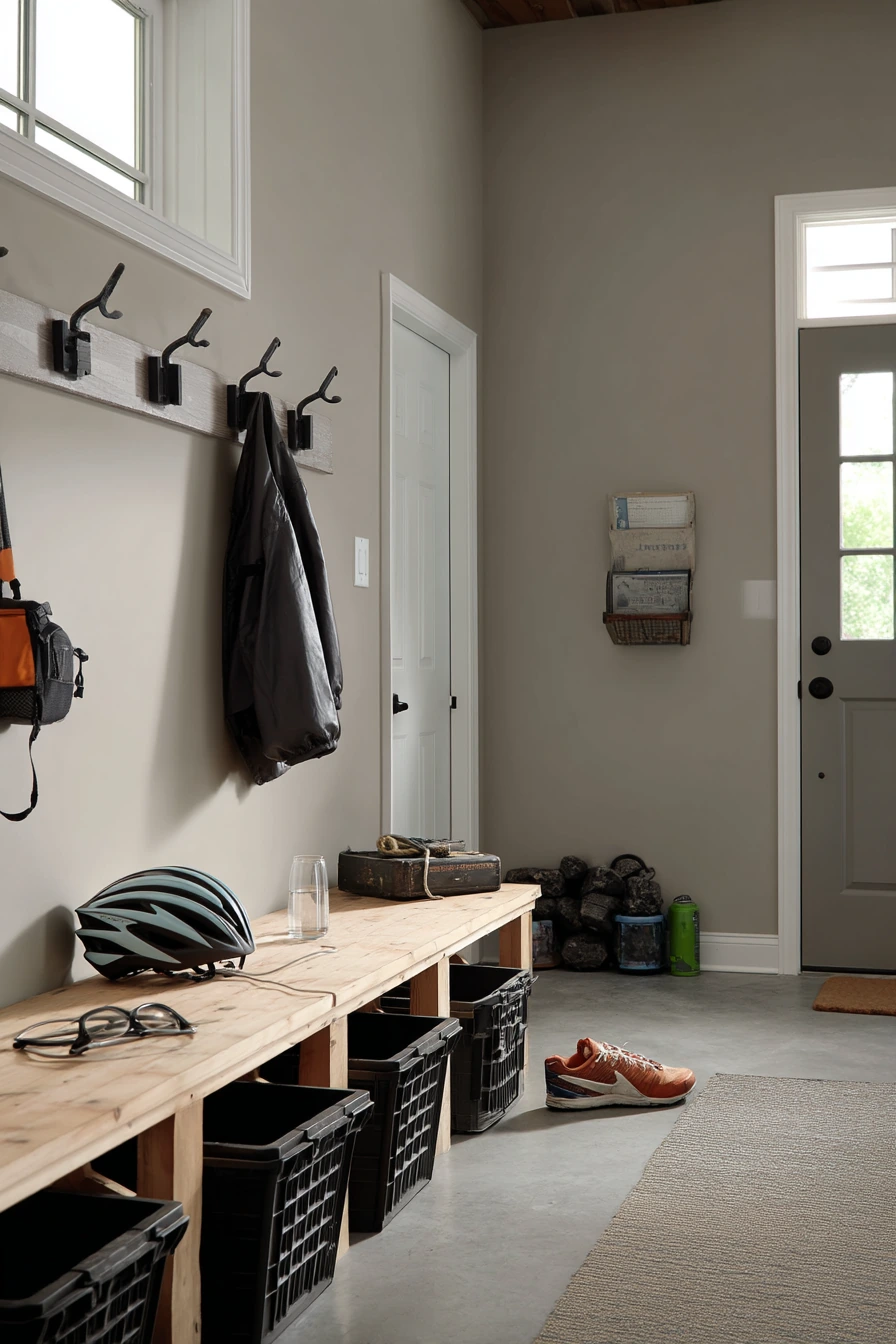 1. Muted Greige Garage Refresh