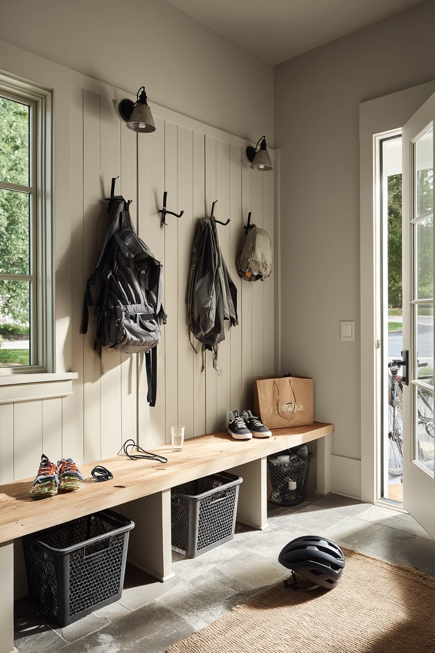 1. Muted Greige Garage Refresh