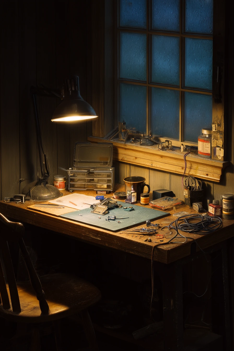 Hobbyist Bench with Evening Project Vibes