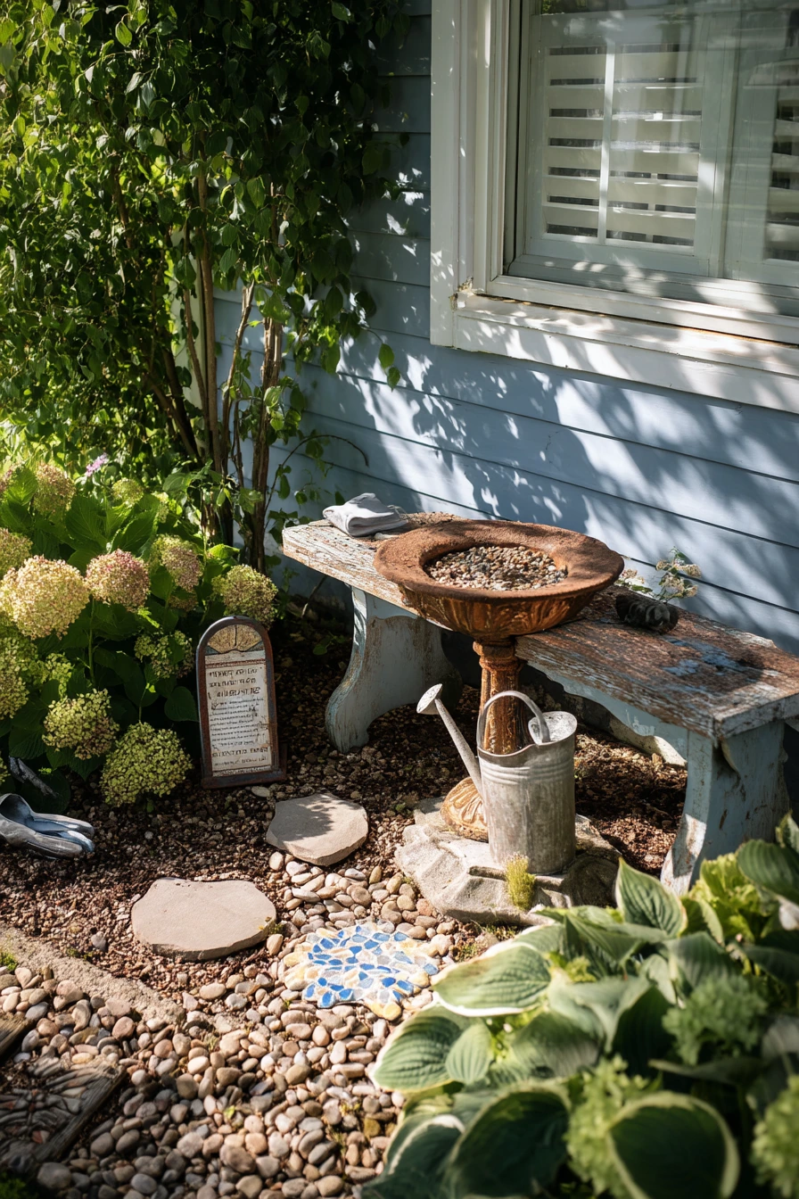 Front Yard Sculpture Nook