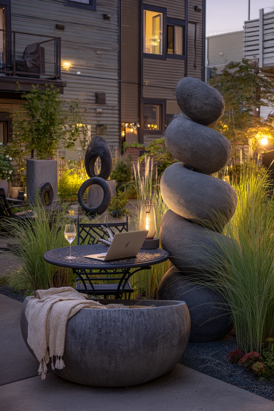 Modern Courtyard Feature