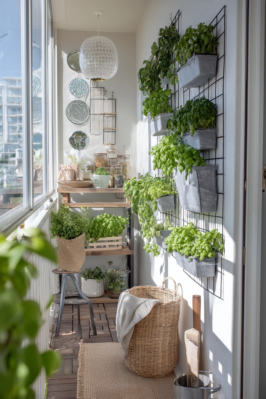 Container Garden Art Wall