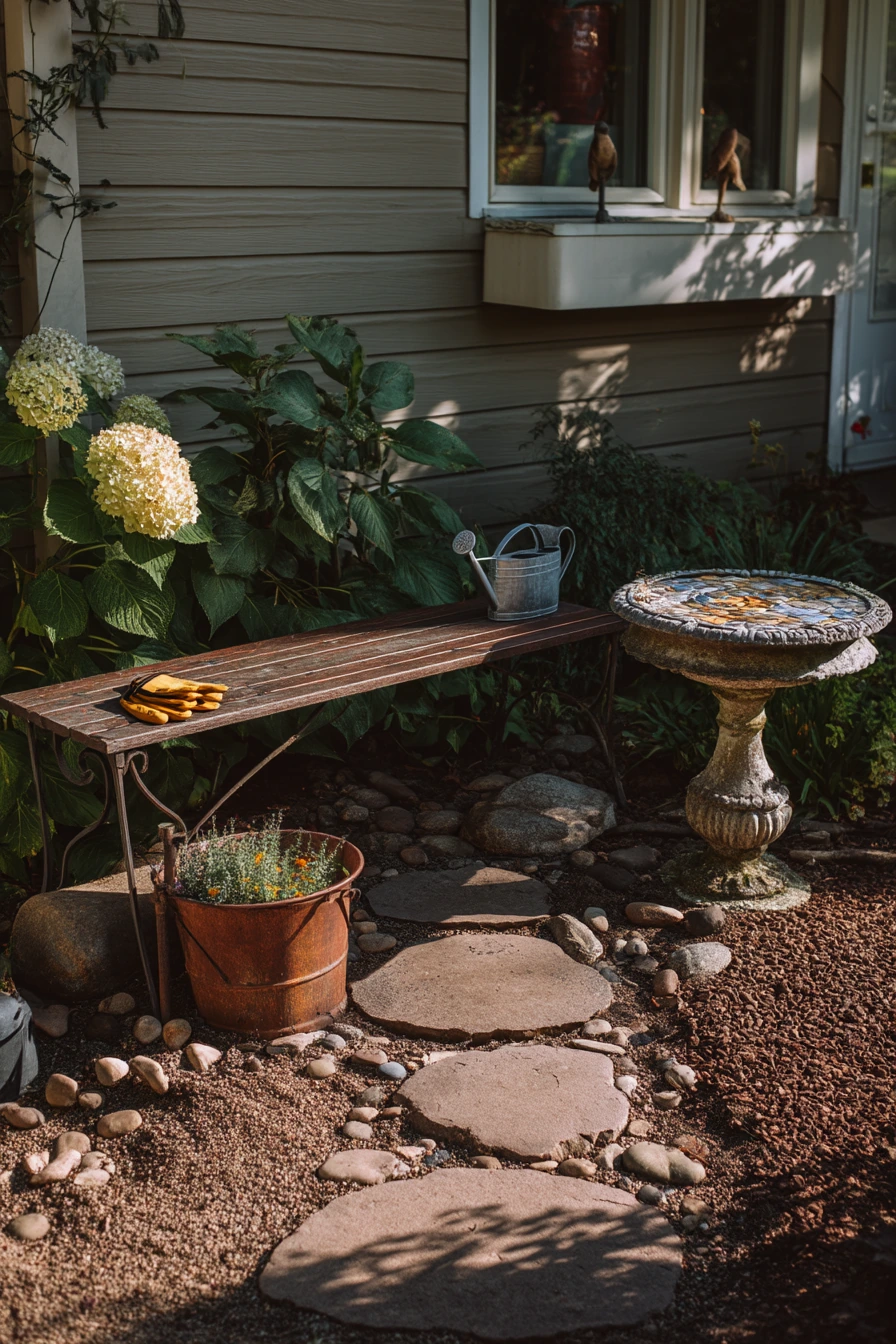Front Yard Sculpture Nook