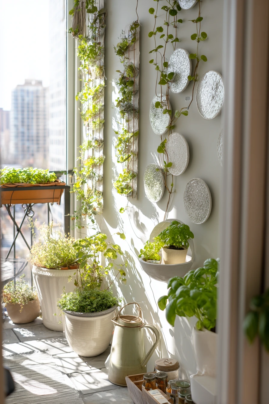 Container Garden Art Wall