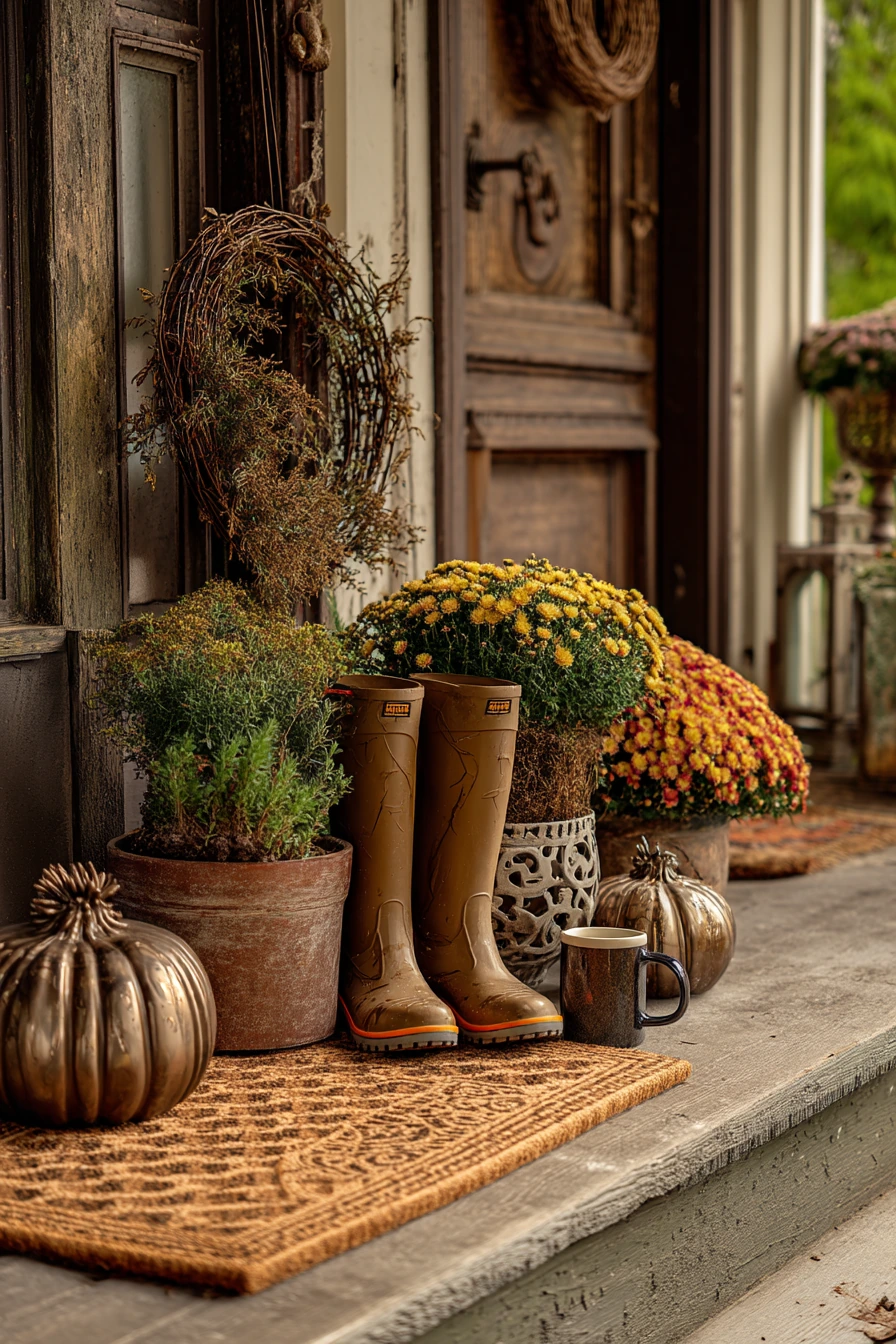 Seasonal Autumn Porch Decor