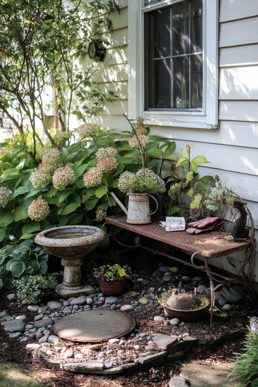 Front Yard Sculpture Nook
