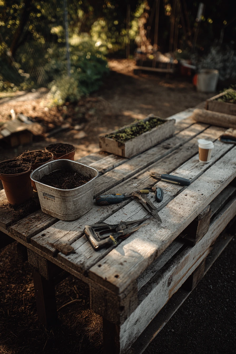 DIY Pallet Bench Weekend Project