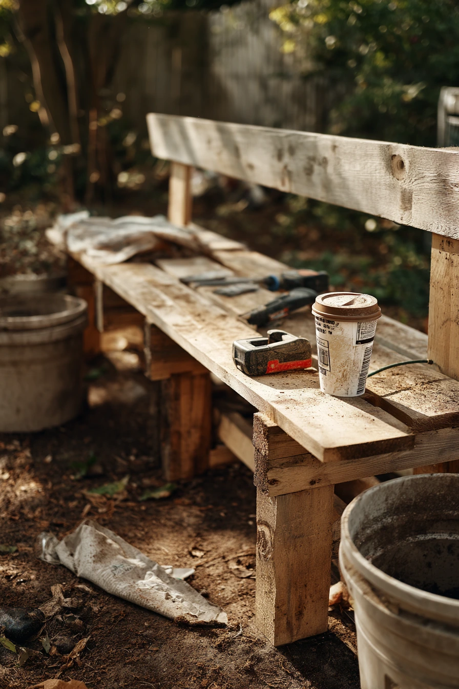 DIY Pallet Bench Weekend Project