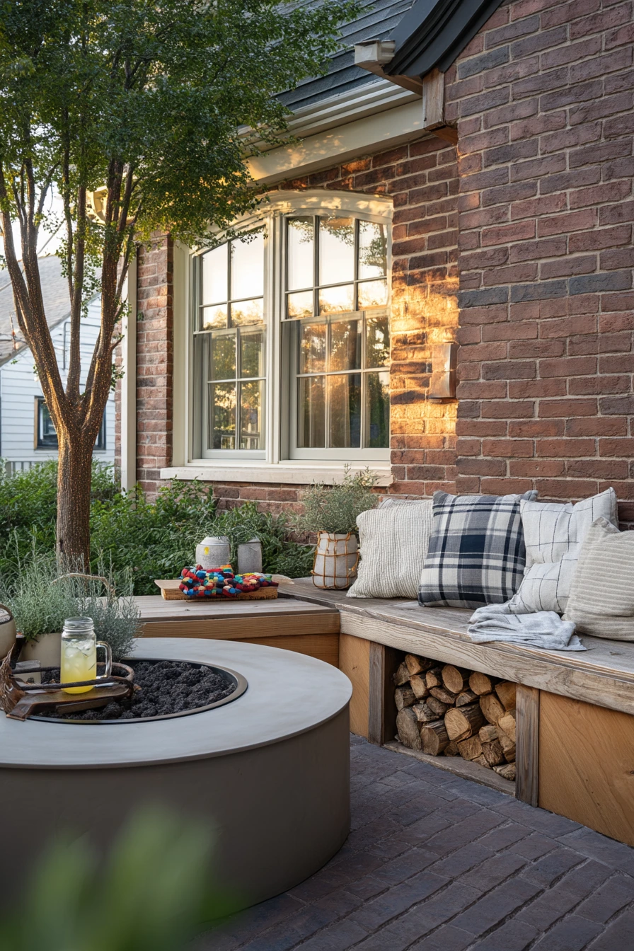 Family Patio Fire Pit Anchor