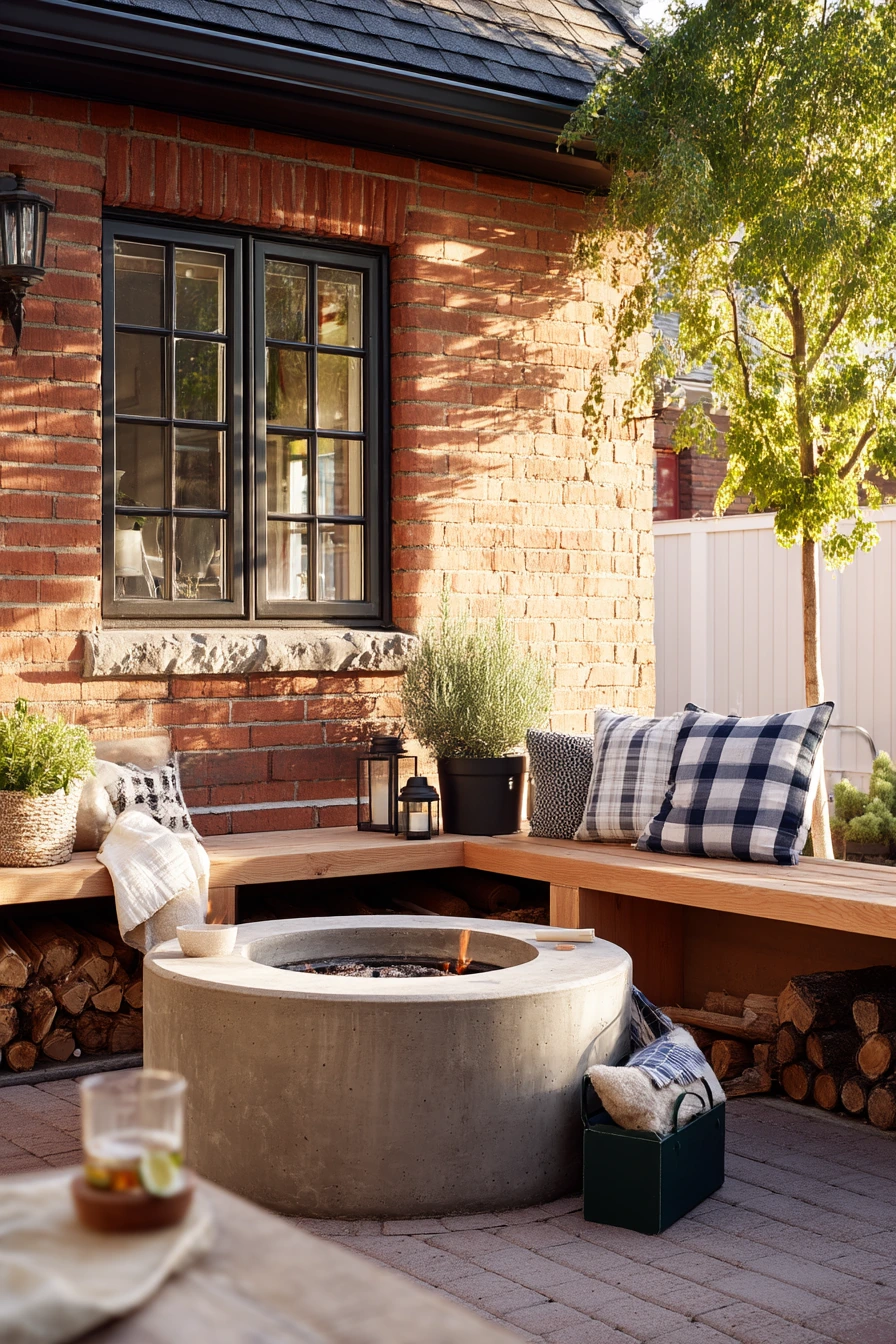 Family Patio Fire Pit Anchor