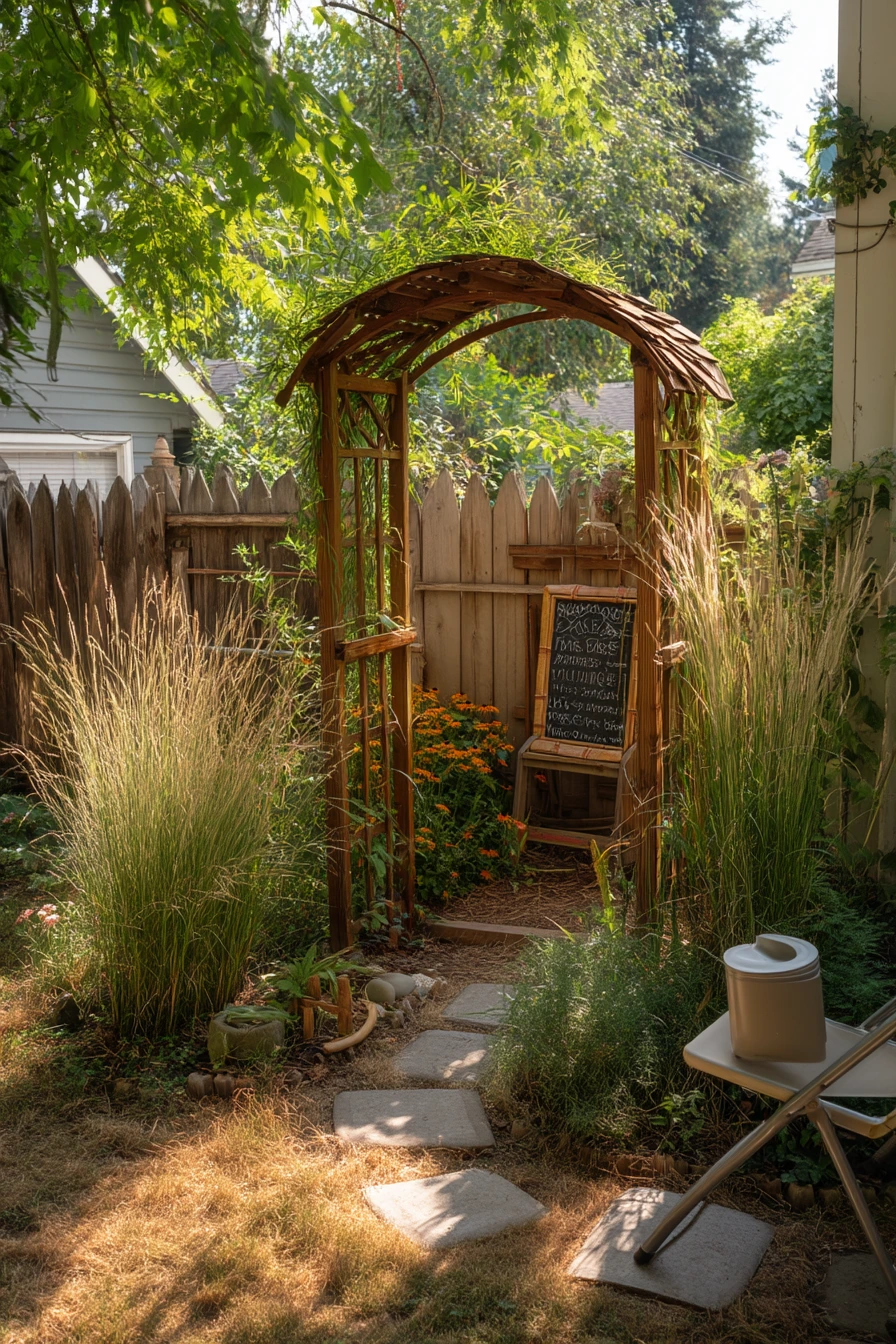 Kids’ Secret Path Garden Feature