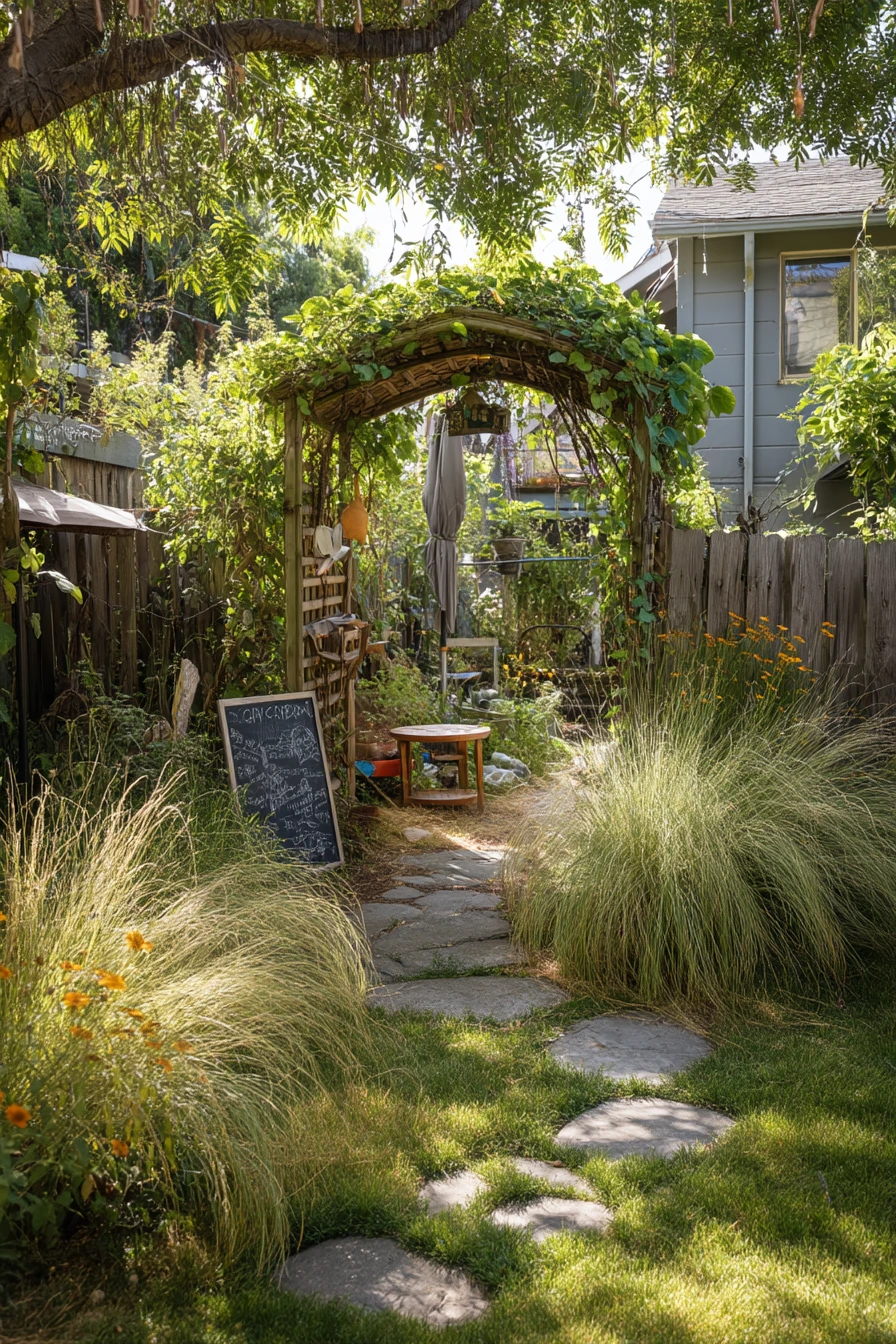Kids’ Secret Path Garden Feature