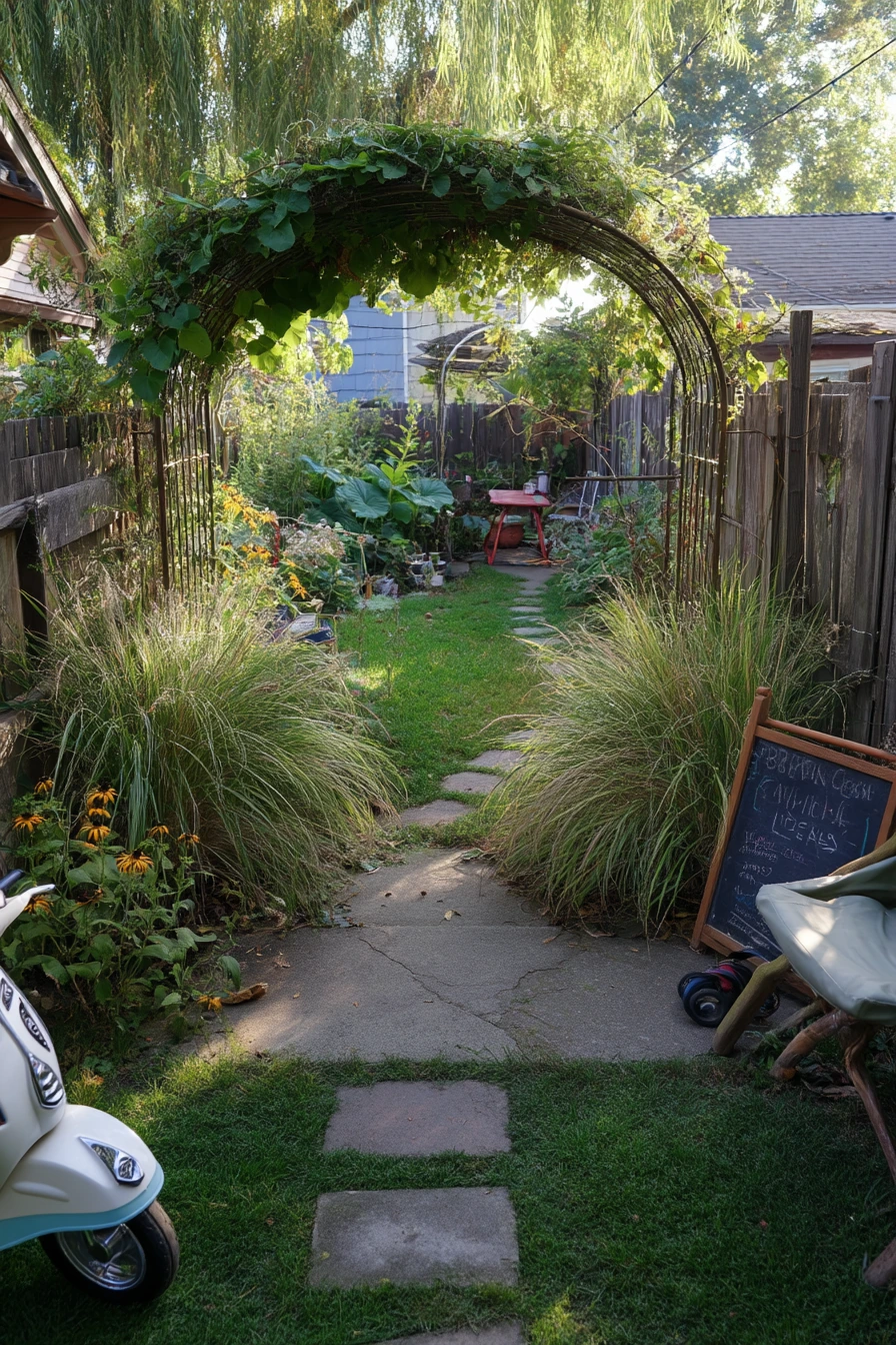 Kids’ Secret Path Garden Feature