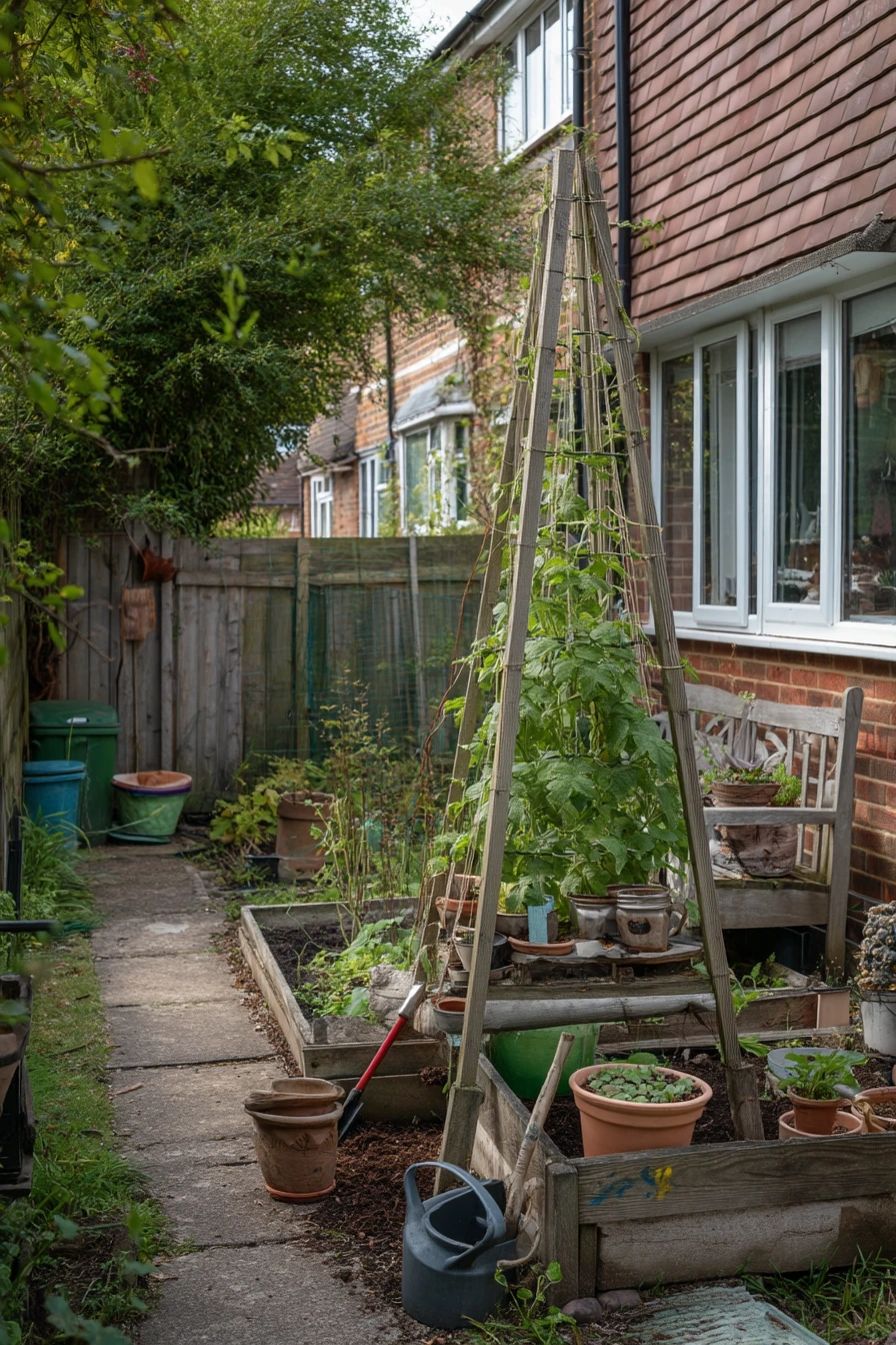 Budget DIY Garden Obelisk