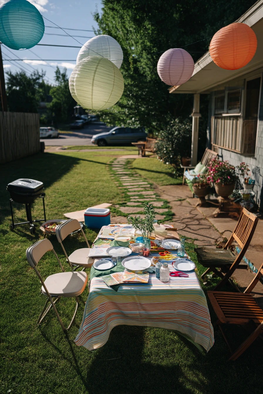 3. Budget DIY Garden Party