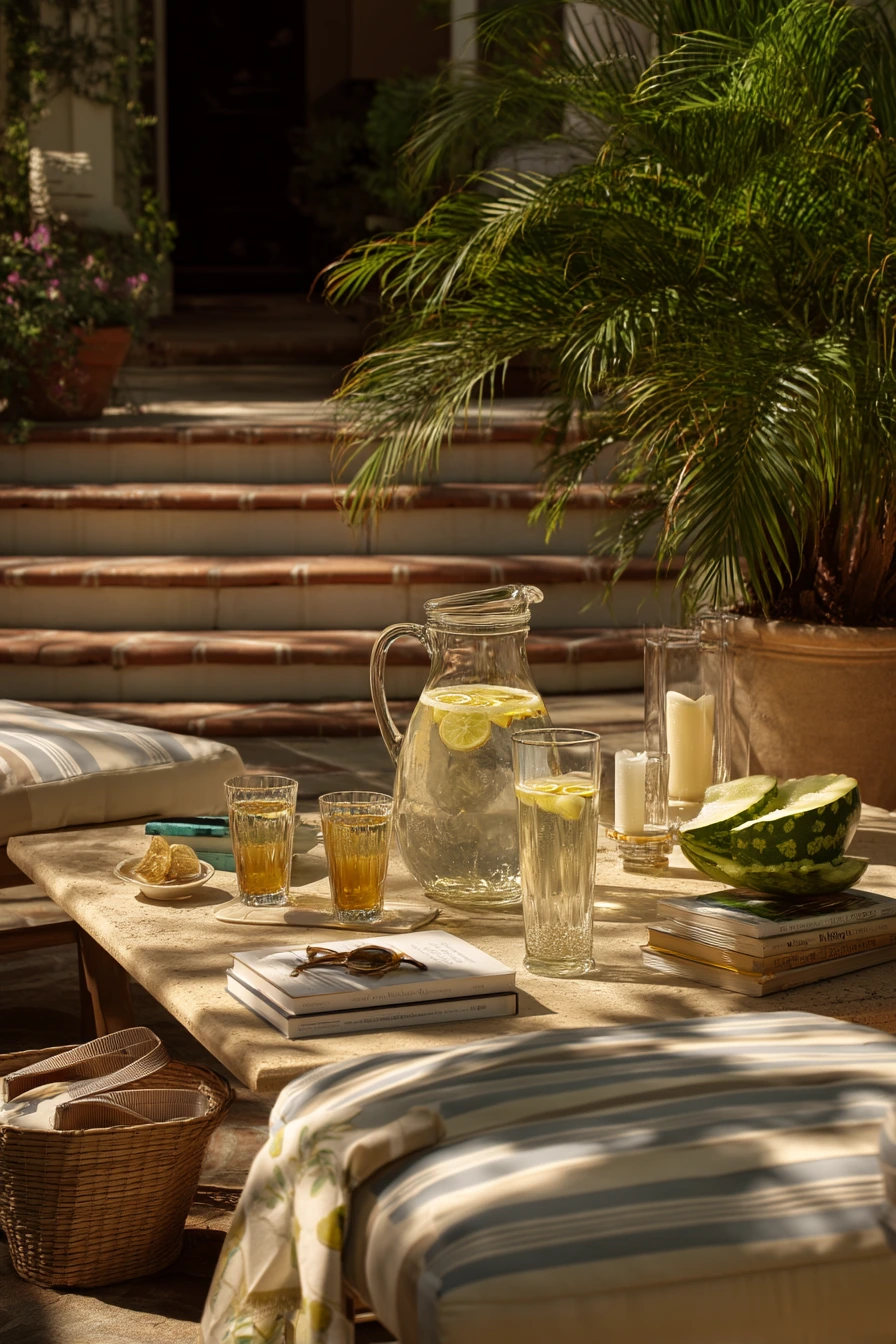 6. Poolside Garden Party Refreshments