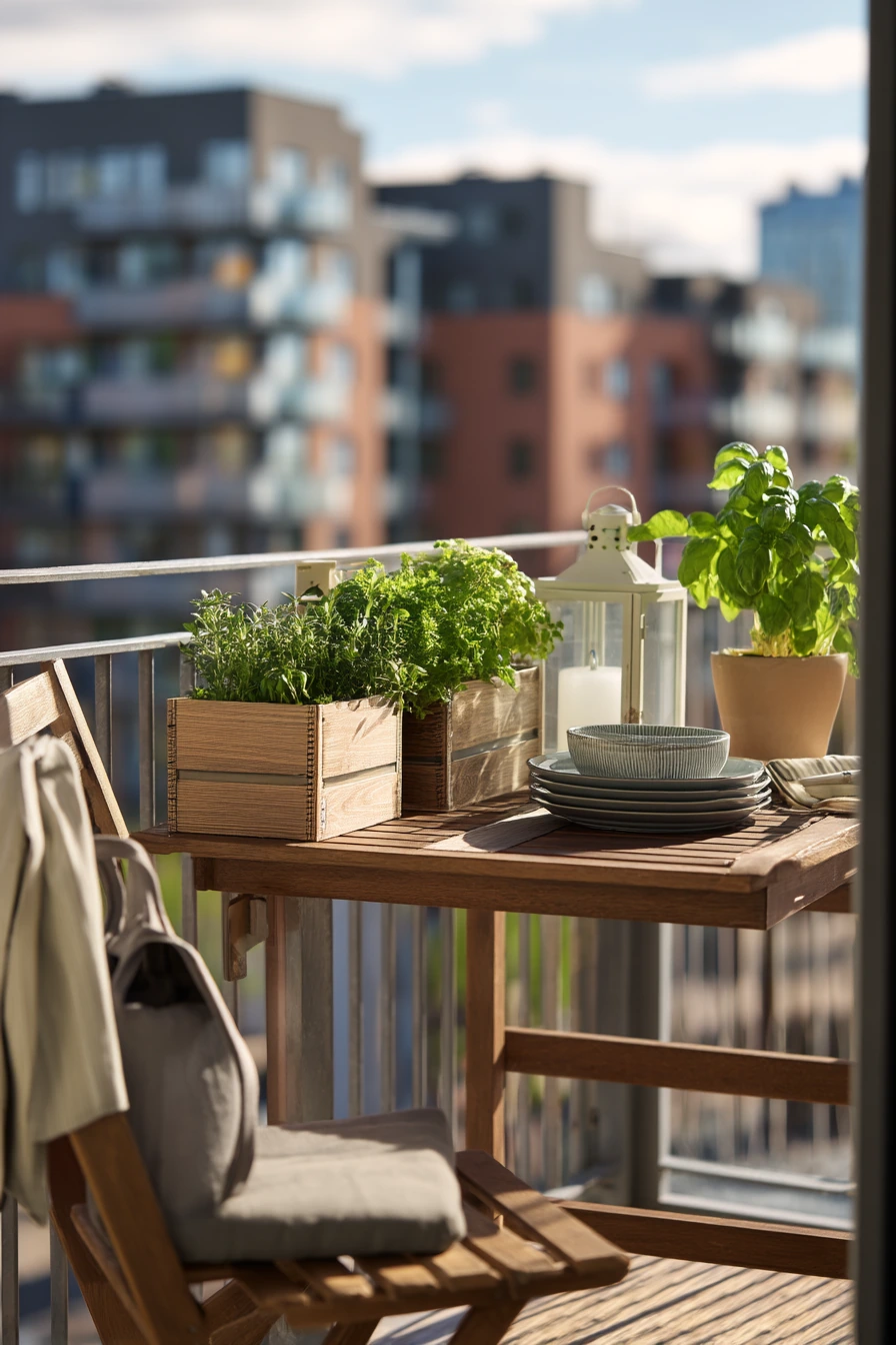 7. Renter-Friendly Balcony Party