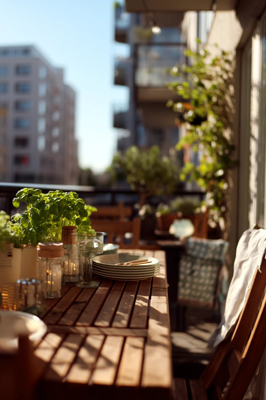 7. Renter-Friendly Balcony Party