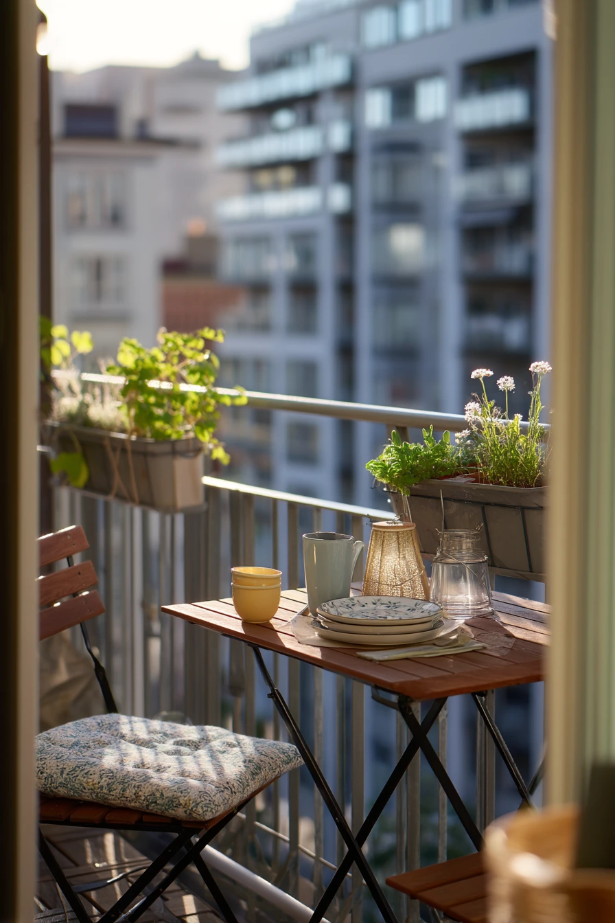 7. Renter-Friendly Balcony Party