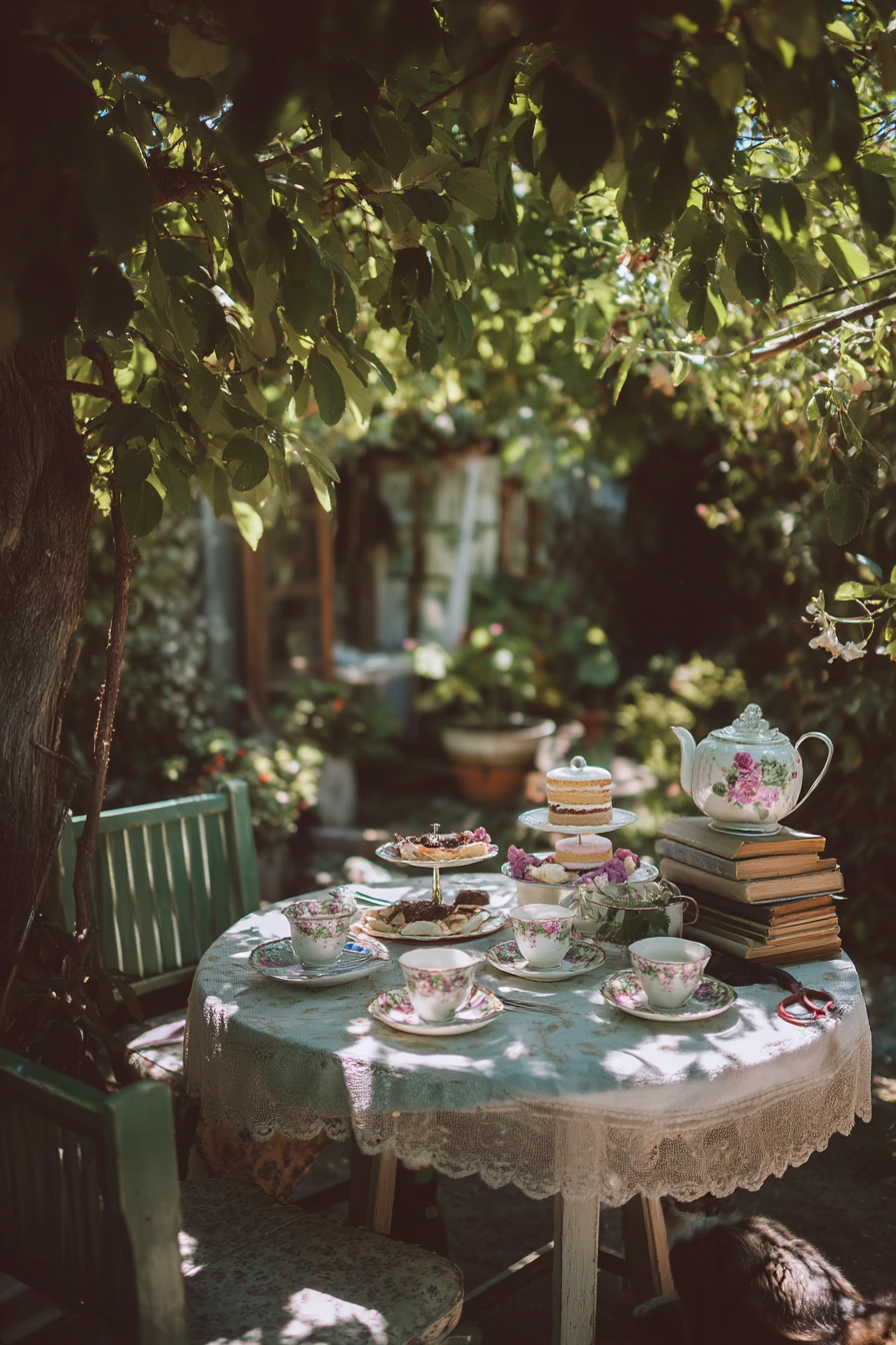 8. Afternoon Tea in the Garden