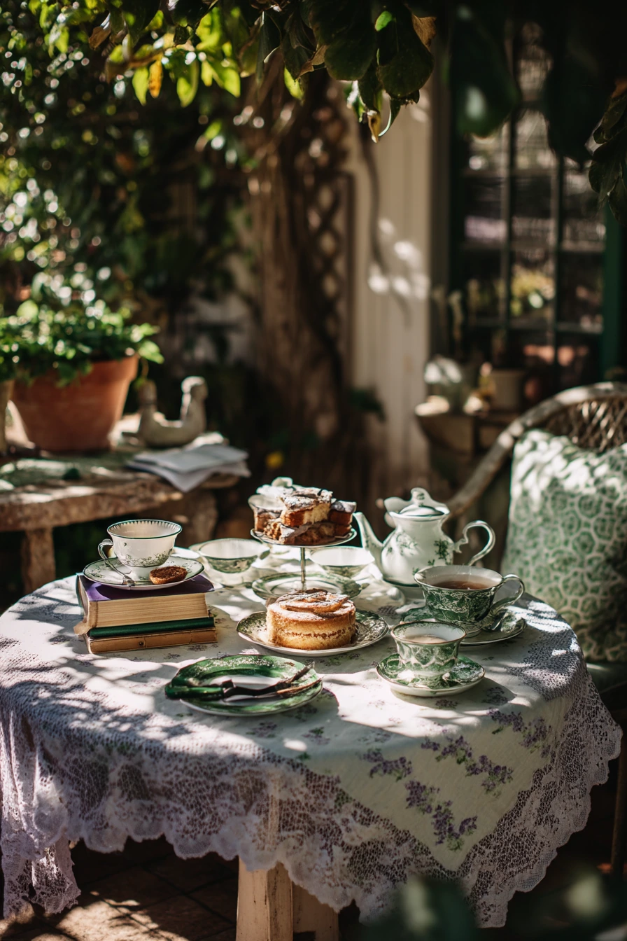 8. Afternoon Tea in the Garden