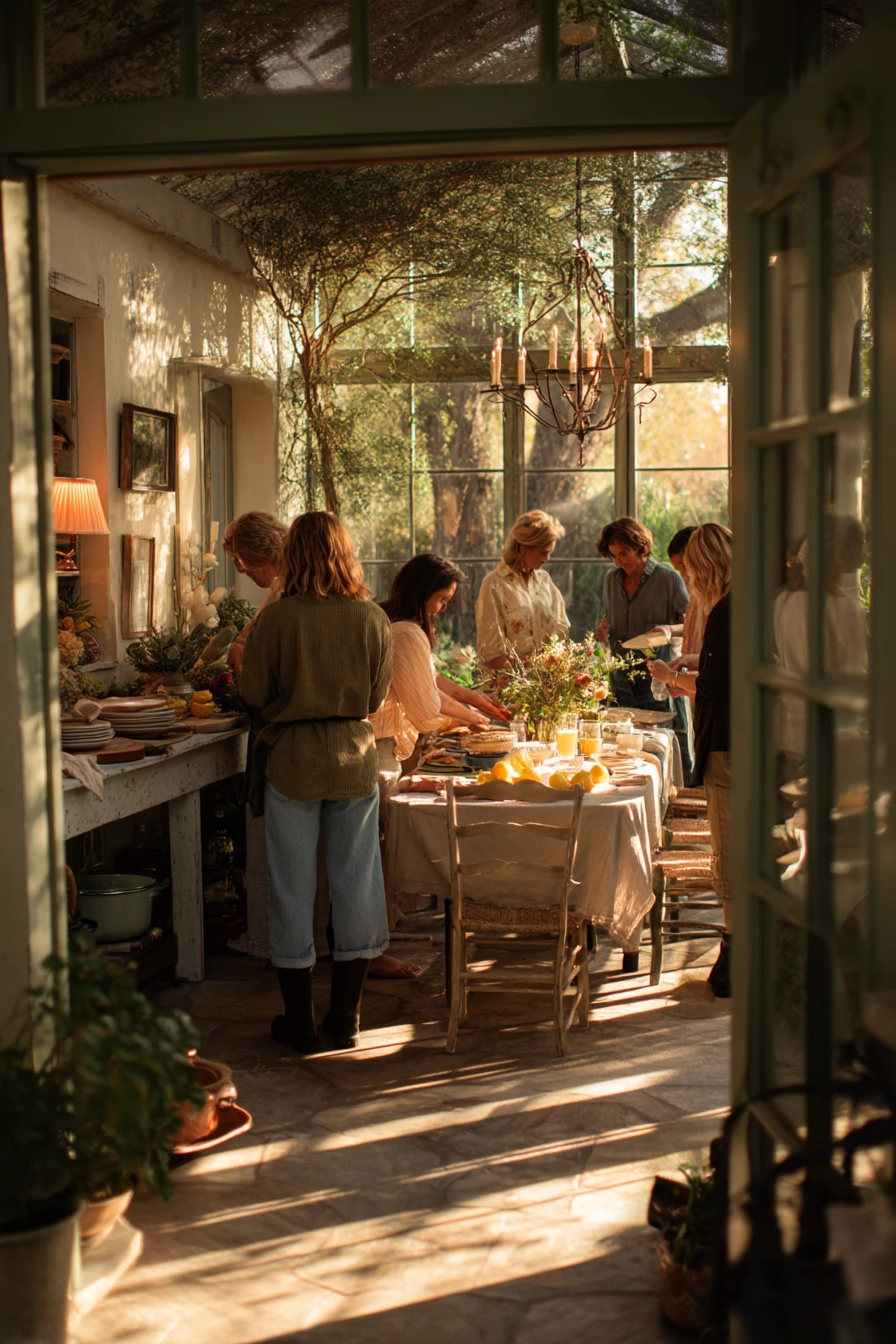 10. Indoor-Outdoor Conservatory Party