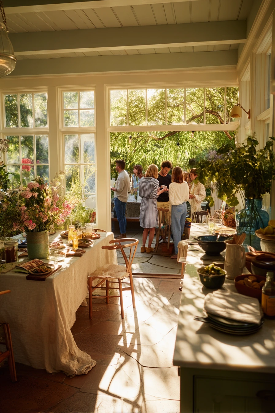 10. Indoor-Outdoor Conservatory Party