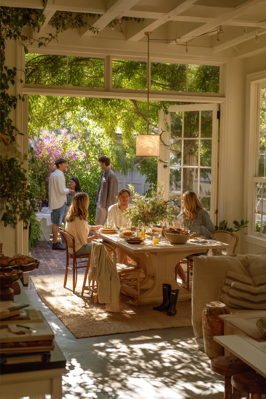 10. Indoor-Outdoor Conservatory Party