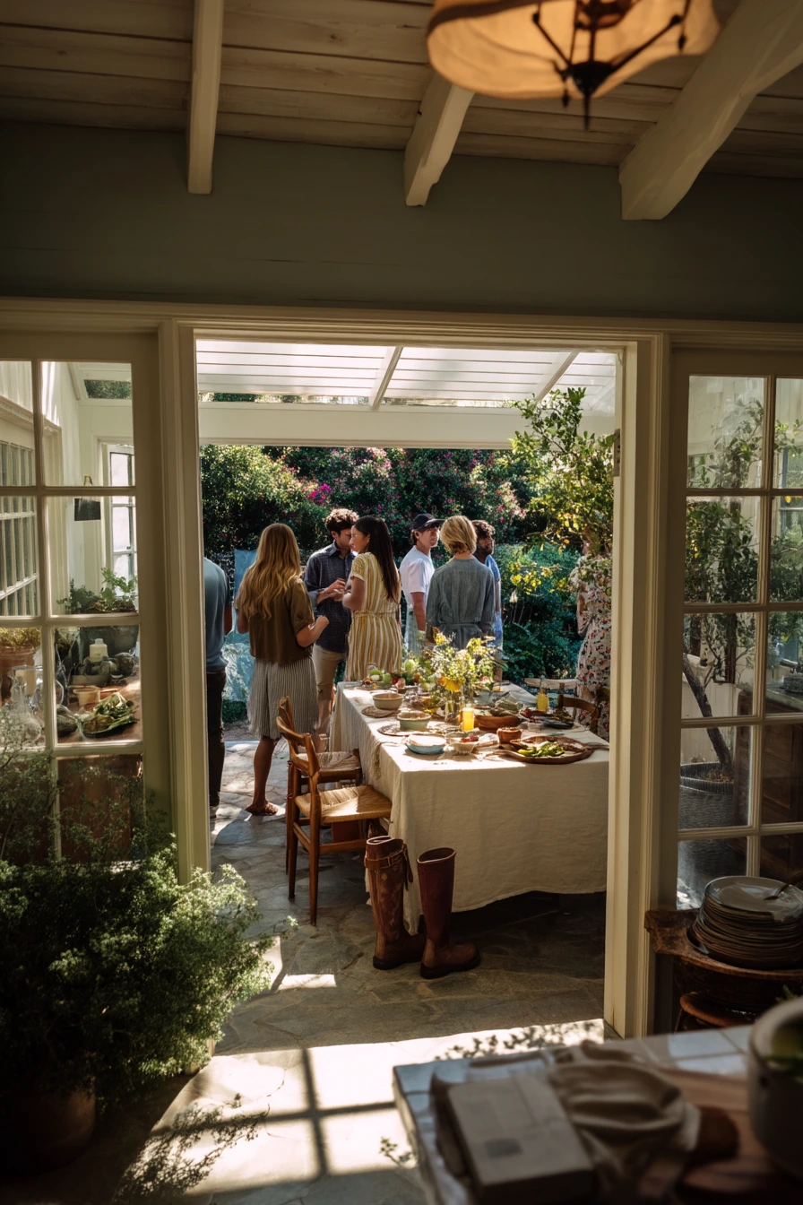 10. Indoor-Outdoor Conservatory Party
